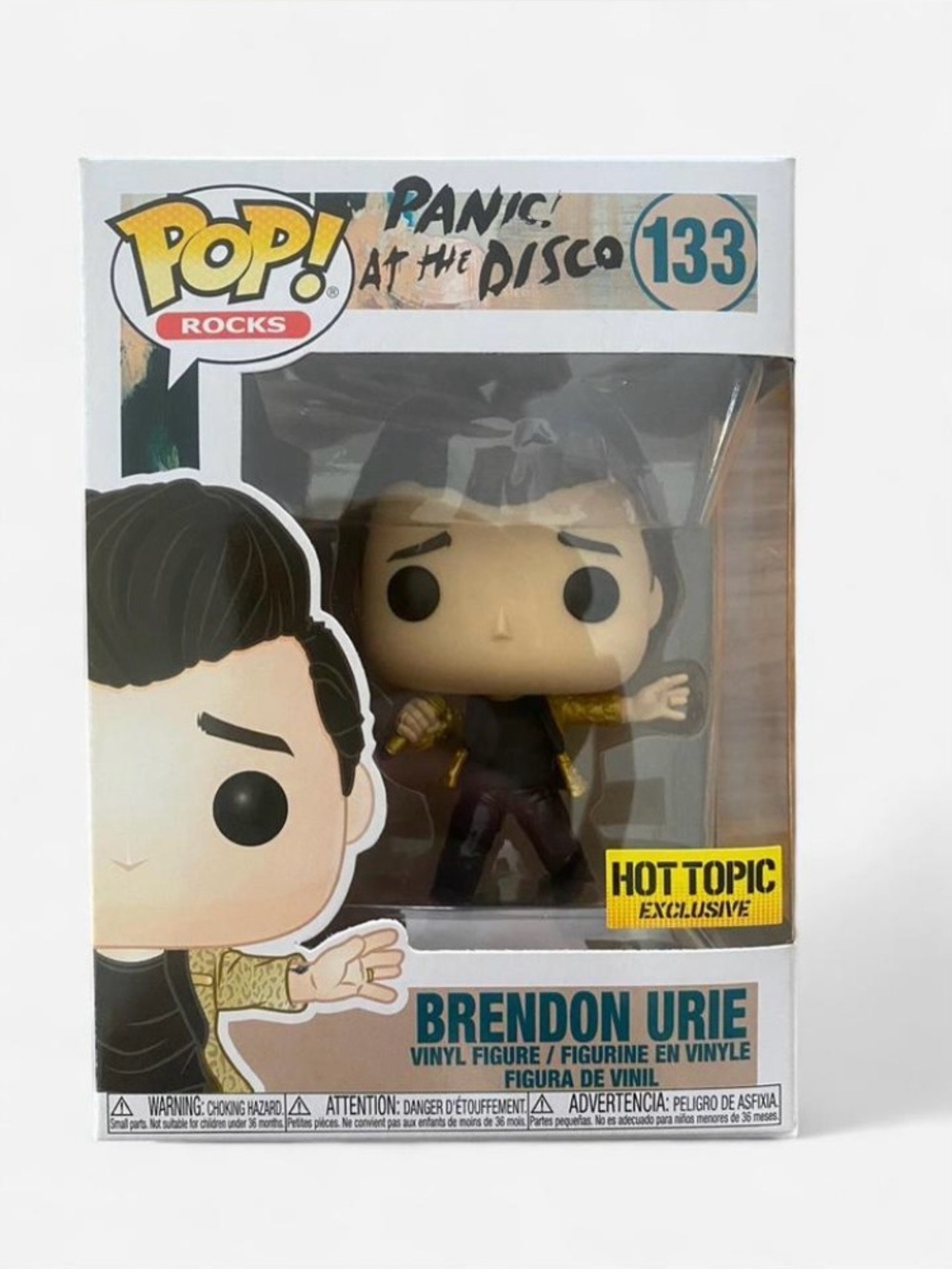 Funko Pop Brendon Urie Panic At The Disco! Hot Topic Exclusive #133
